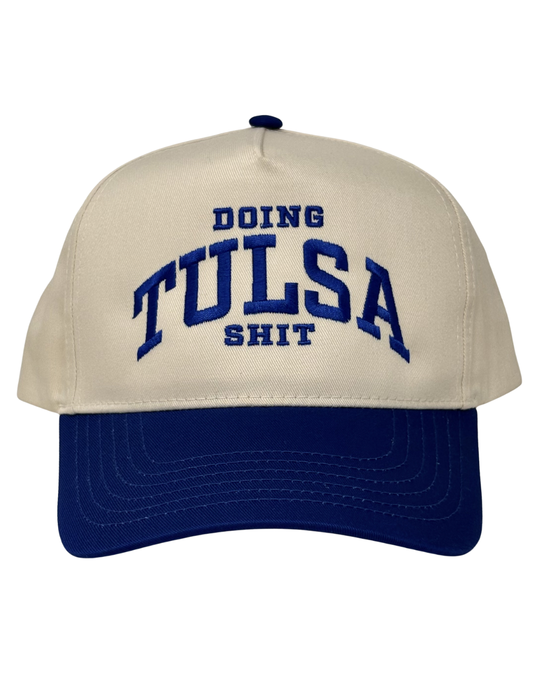 Doing Tulsa Shit Hat Natural/Blue