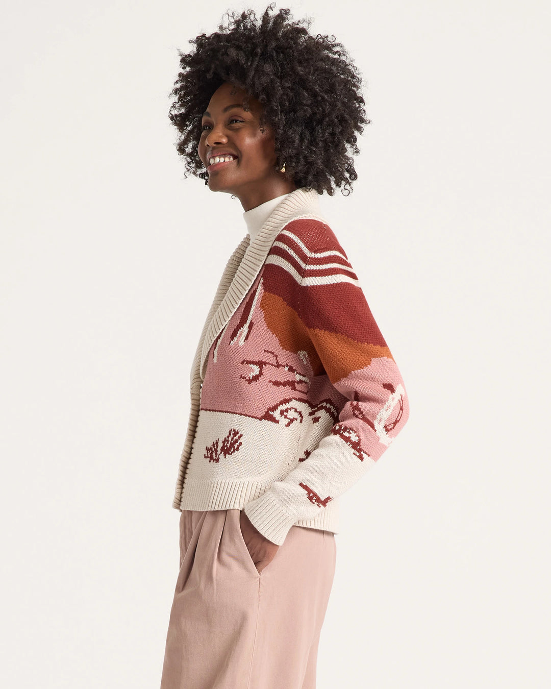 Pendleton - Scenic Rose Western Cardigan