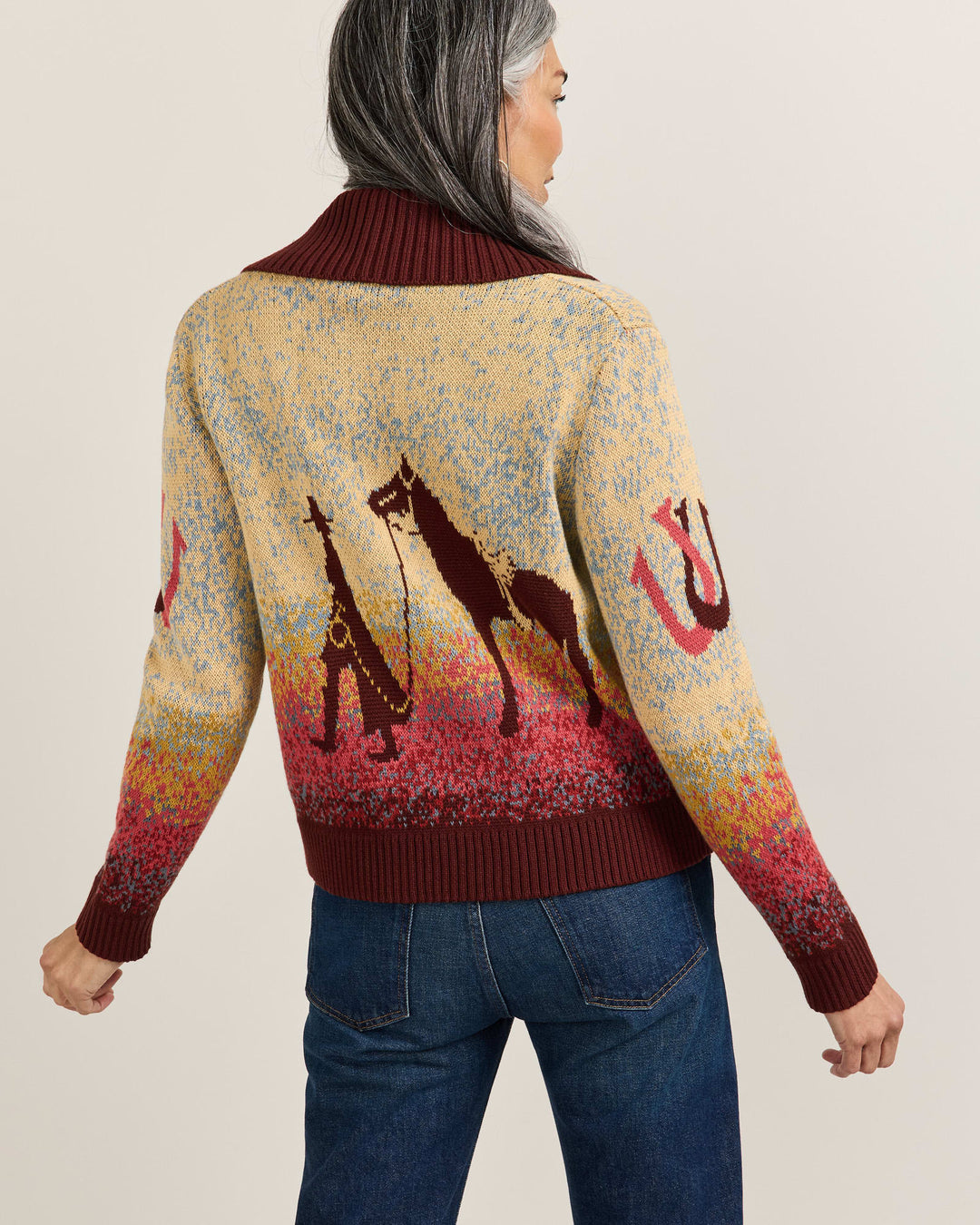 Pendleton - Sunrise Ombre Western Cardigan