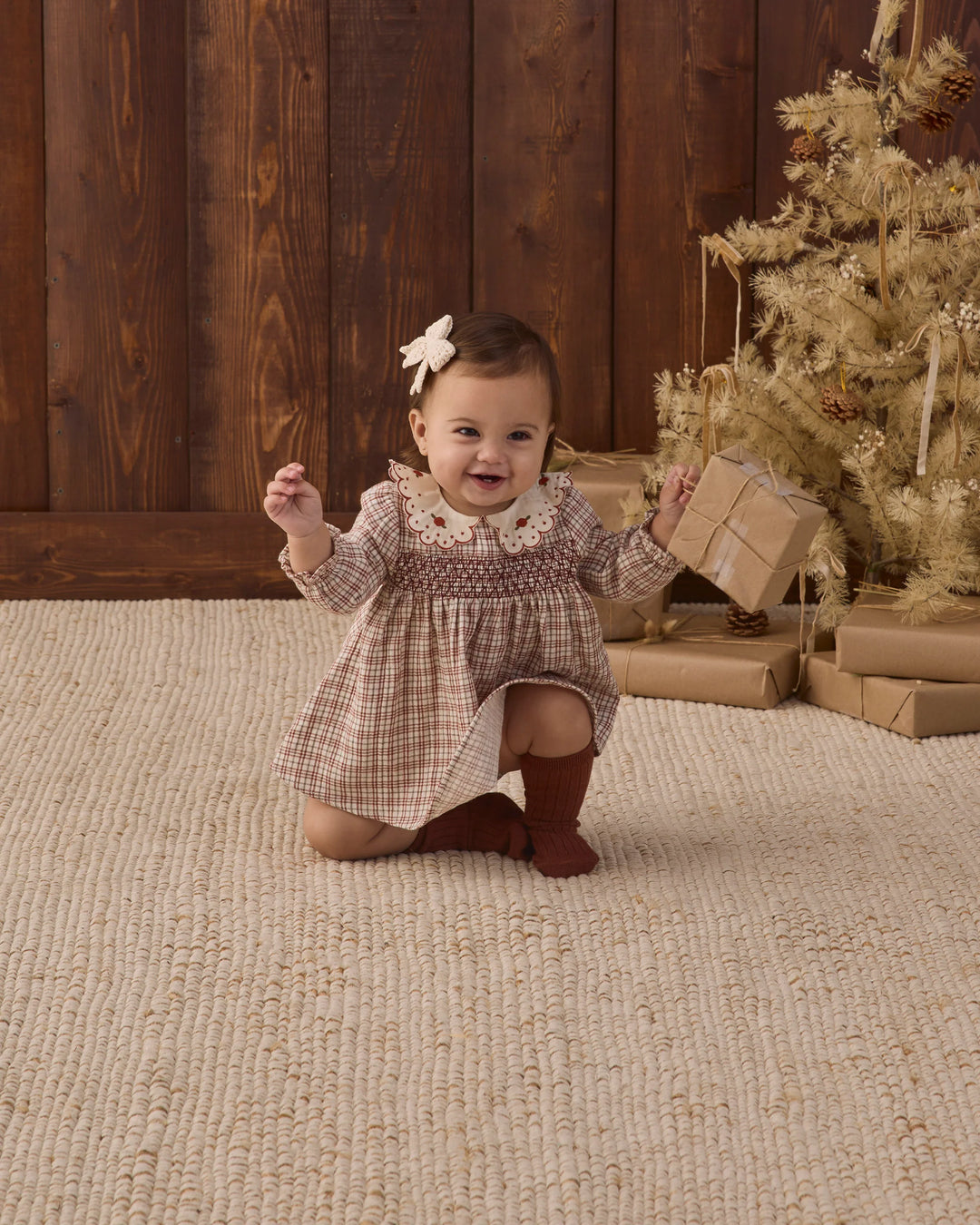 Quincy Mae - Christmas Plaid Callie Dress
