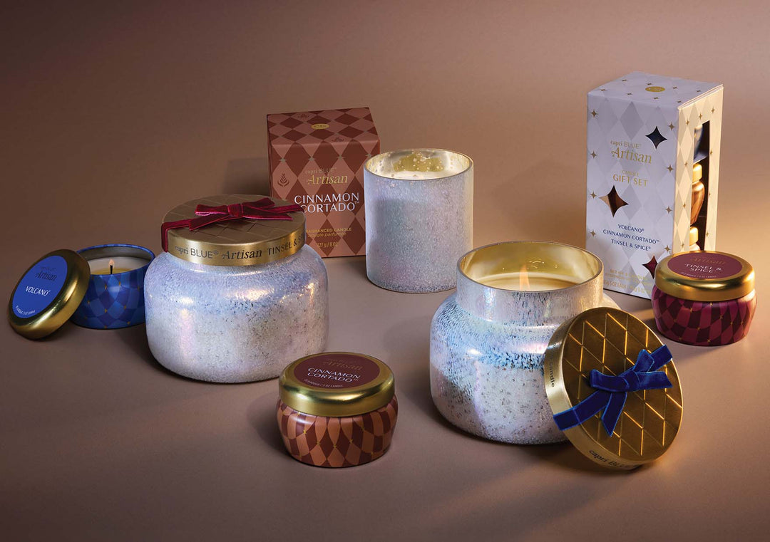 Capri Blue - Cinnamon Cortado Artisan Winter Bazaar Mini Candle 3oz