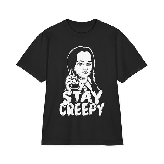 Stay Creepy | Drop Shoulder Oversized Shaka Wear Tee | Passive Juice Motel