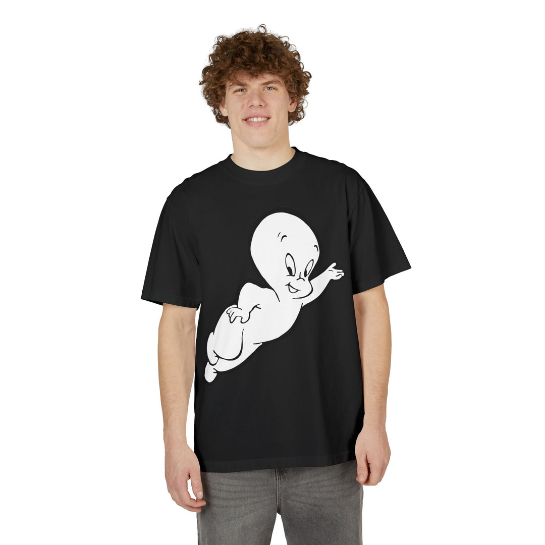 Friendly Ghost | Drop Shoulder Oversized Shaka Wear Tee | Passive Juice Motel