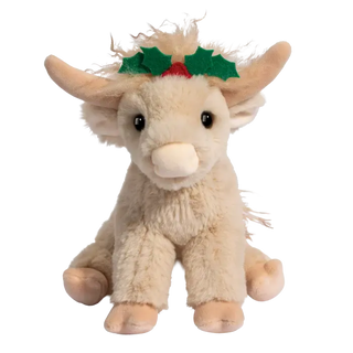 Laddie Highland Cow Holiday Plush
