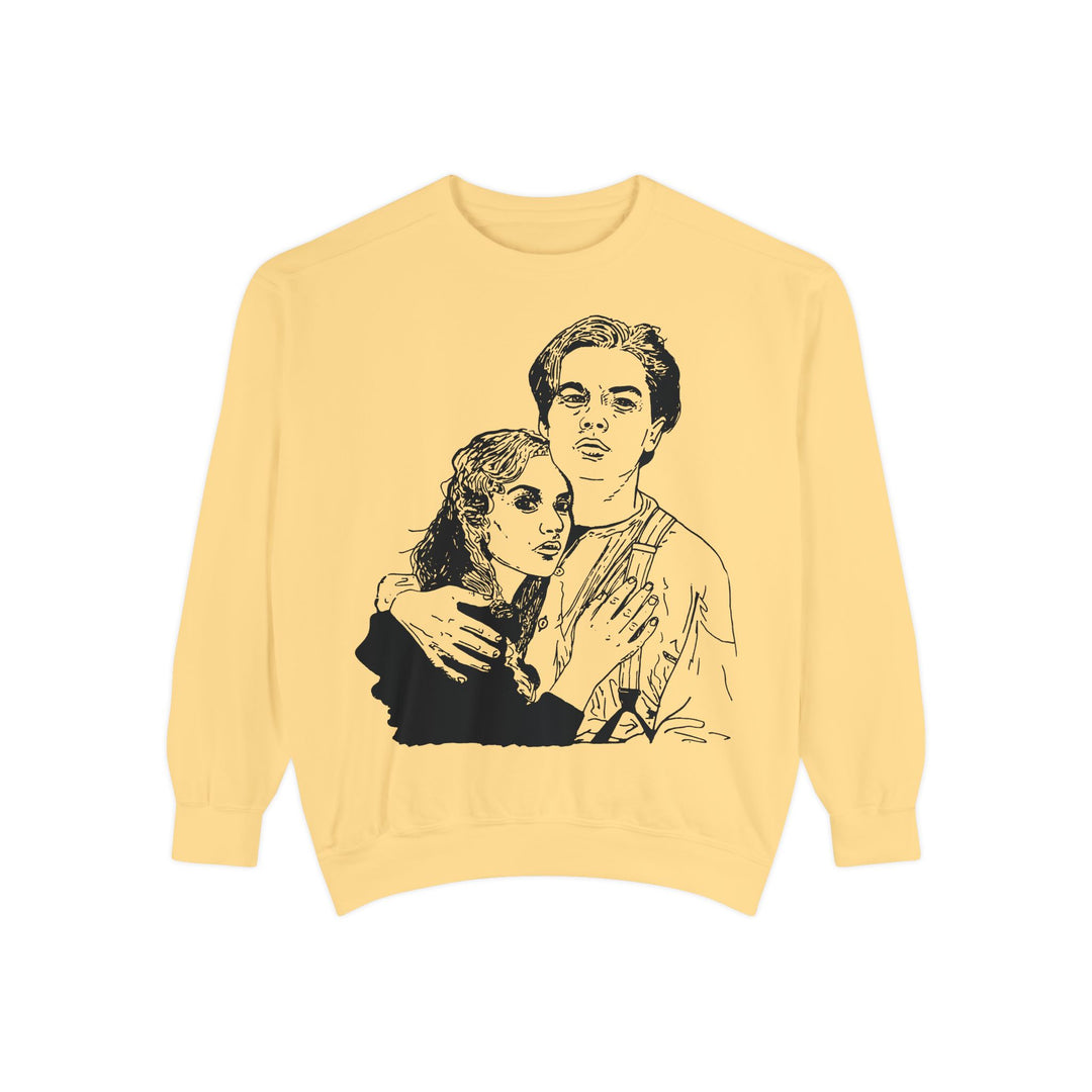 They Both Fit On The Sweatshirt- Comfort Colors