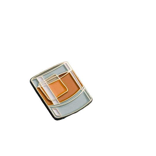 Whiskey On The Rocks Enamel Pin