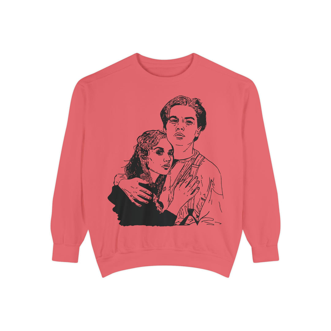 They Both Fit On The Sweatshirt- Comfort Colors