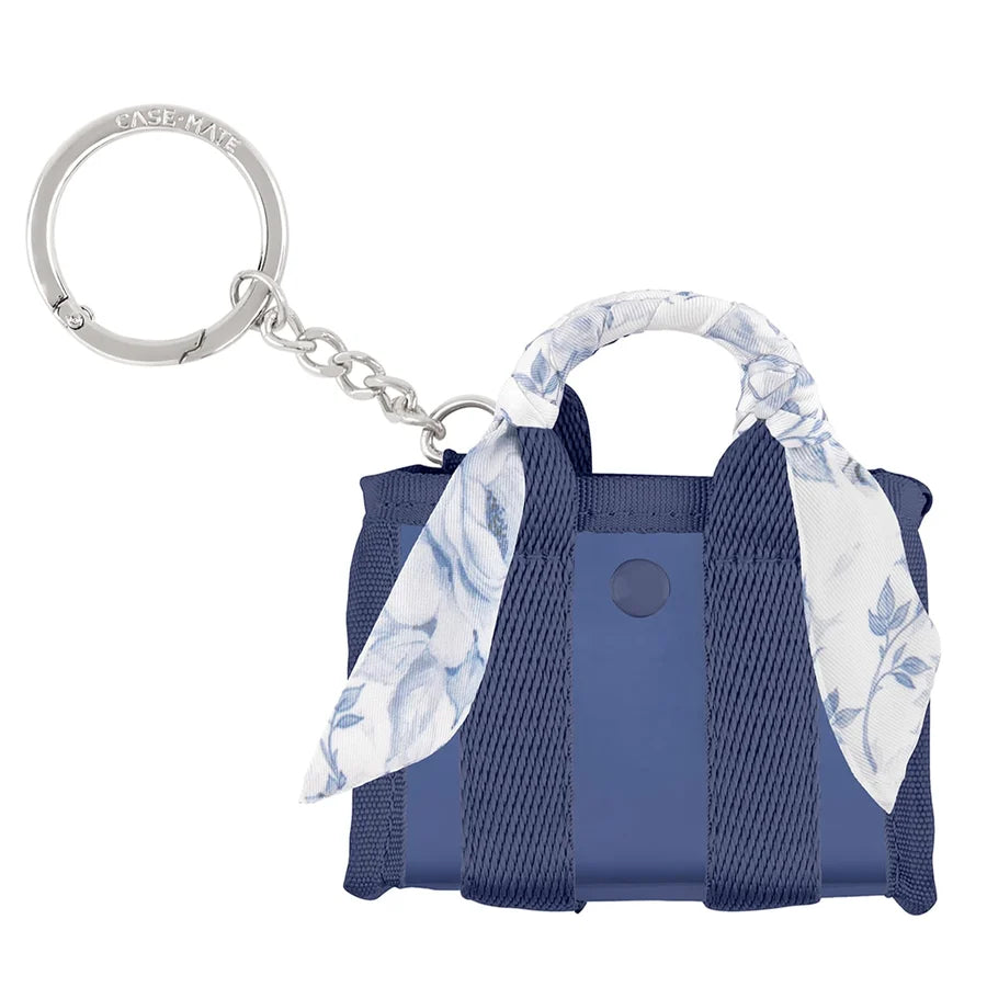 Jelly Tote Key Chain Bag Charm - Something Navy Twilly