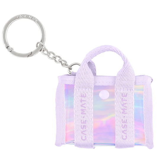 Jelly Tote Key Chain Bag Charm - Soap Bubble