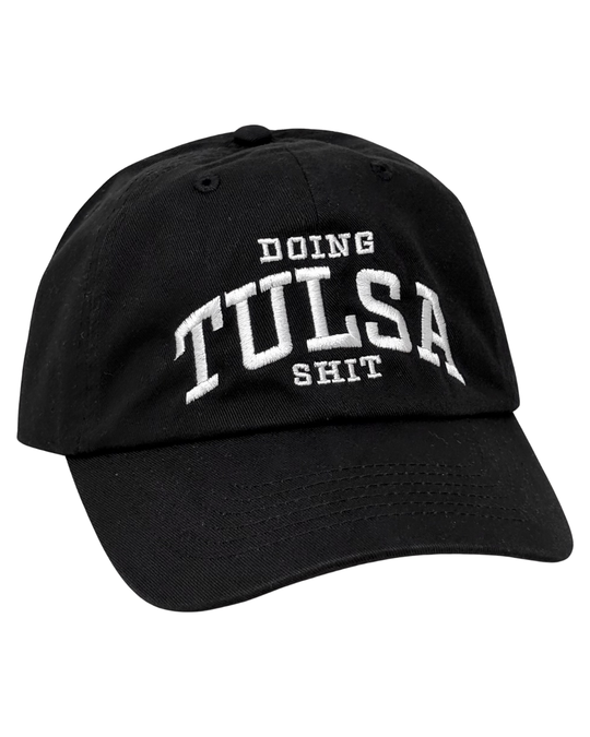 Doing Tulsa Shit Dad Hat Black/White