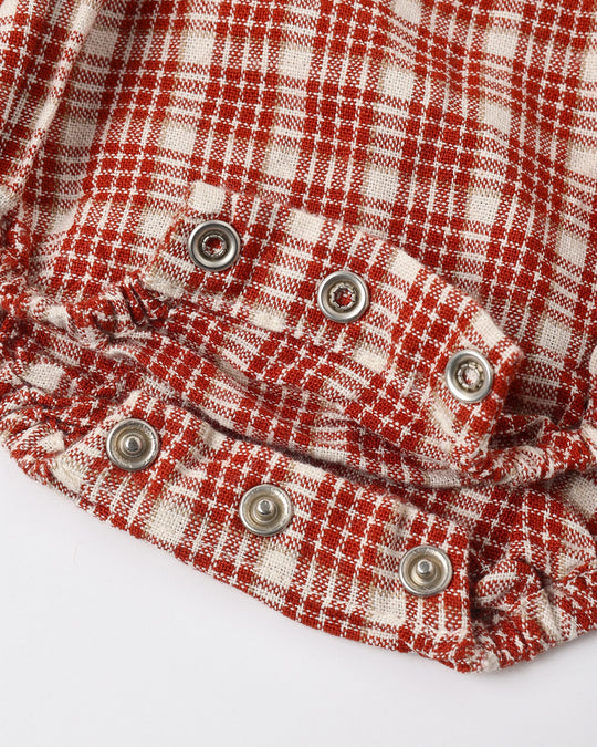 Rylee + Cru - Vintage Plaid Heidi Romper