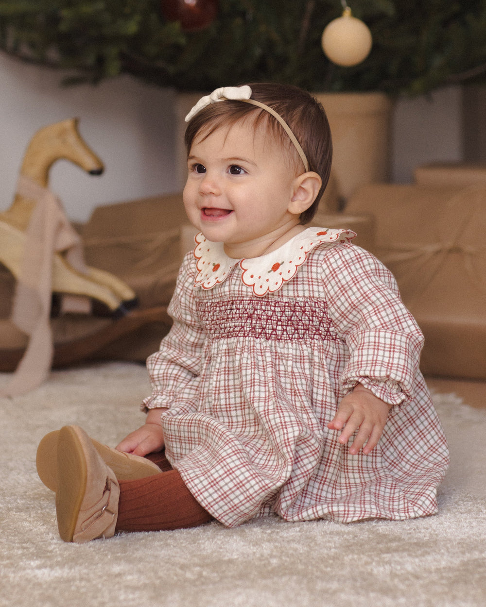 Quincy Mae - Christmas Plaid Callie Dress