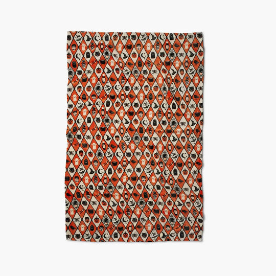 Halloween Argyle Fleece Blanket