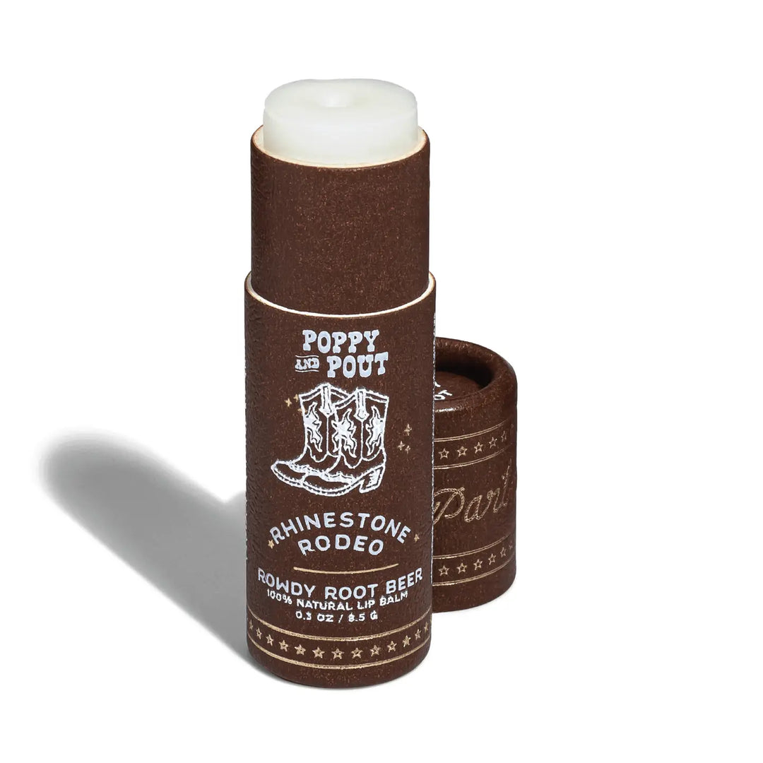 Rhinestone Rodeo Rowdy Rootbeer Lip Balm