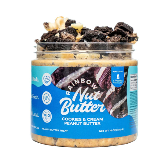 Oreo Cookies & Cream Peanut Butter | Rainbow Nut Butter
