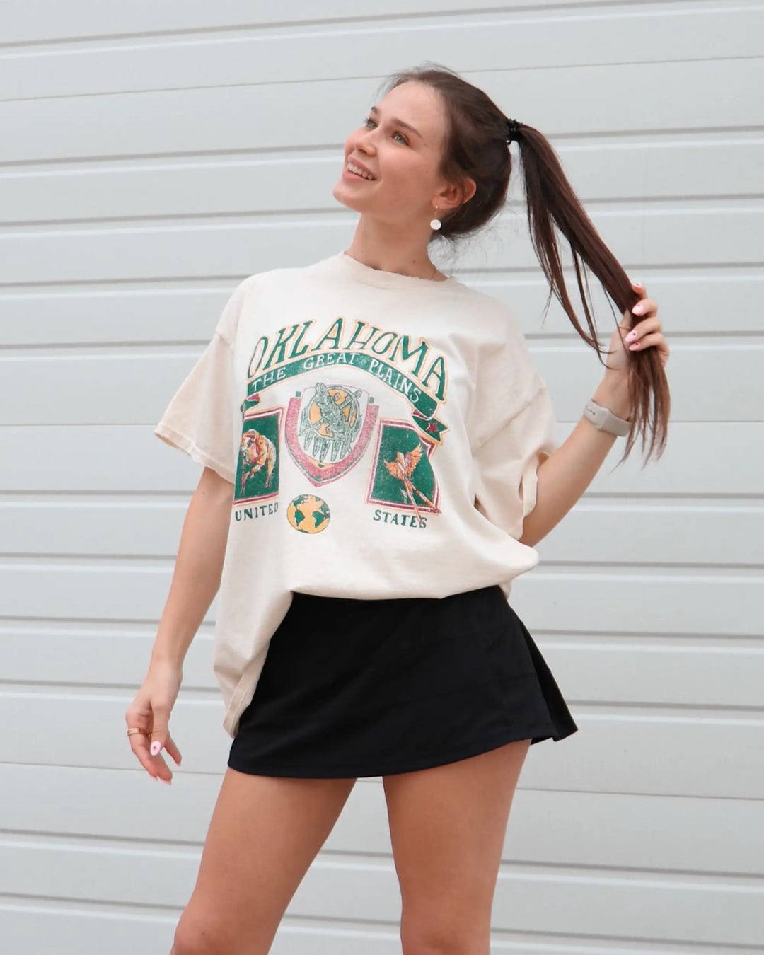 Oklahoma Patch Off-White Tshirt