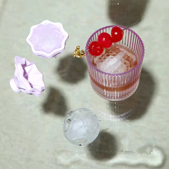 Brock Faceted Lilac Ice Mold