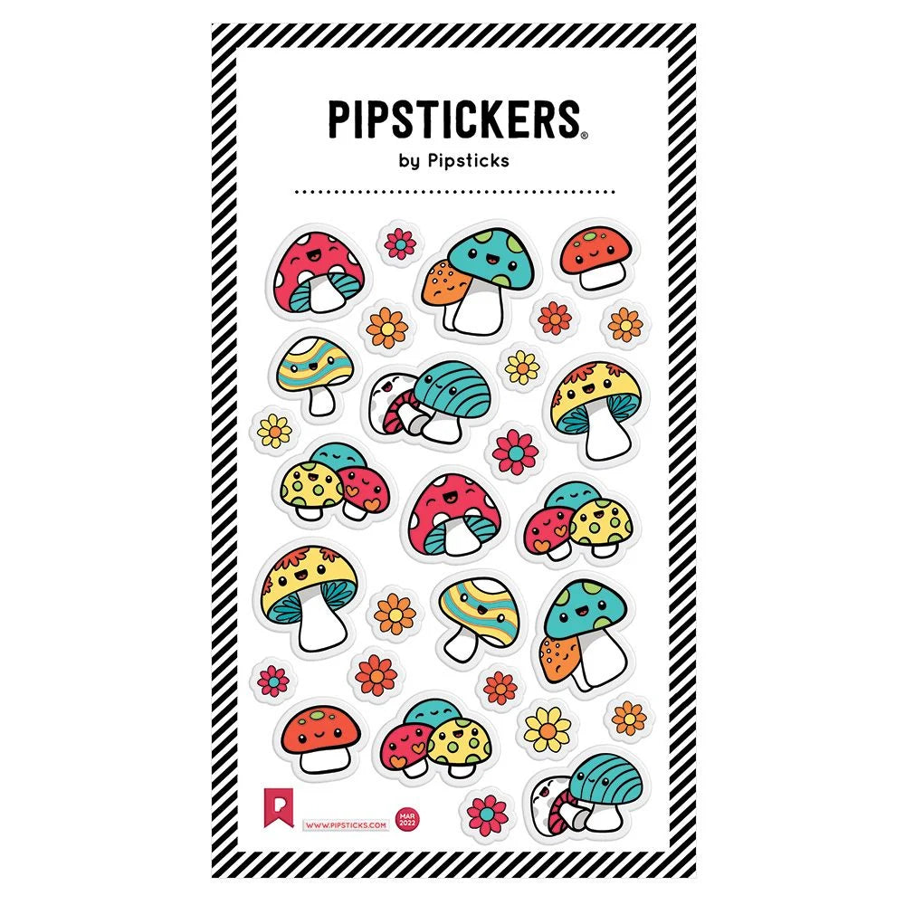 Fancy Mushrooms Puffy Sticker Sheet