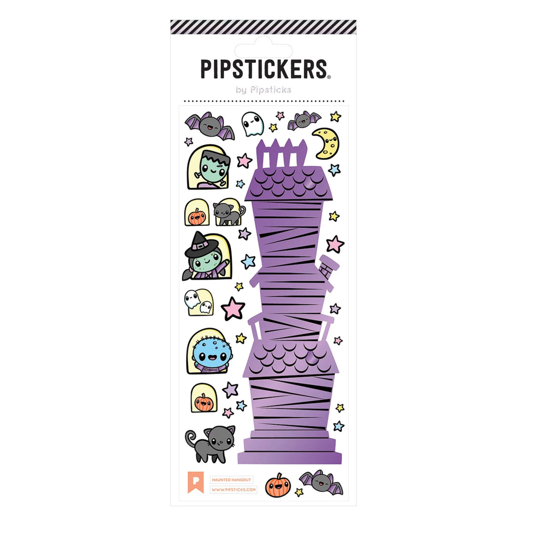 Haunted Hangout Halloween Activity Sticker Sheet