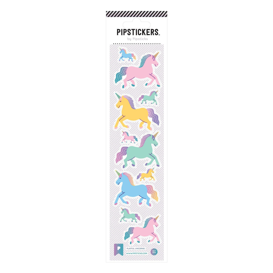 Playful Unicorns Sticker Sheet