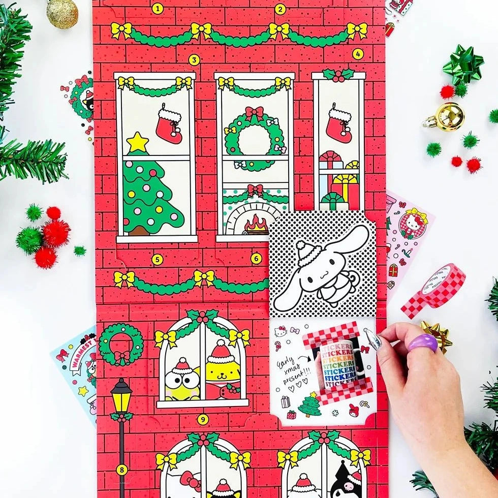 Hello Kitty & Friends Christmas Sticker Advent Calendar