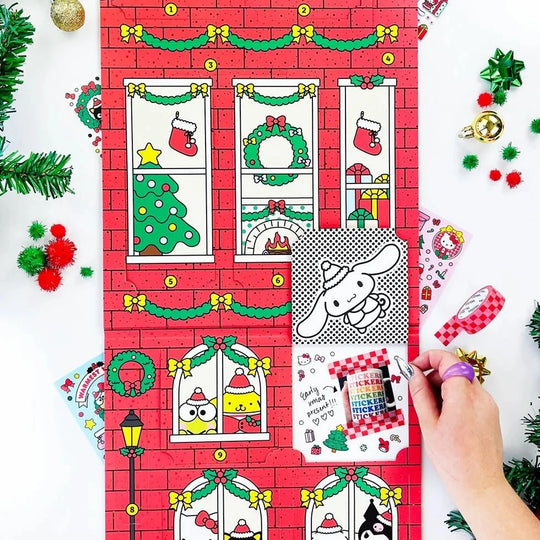 Hello Kitty & Friends Christmas Sticker Advent Calendar