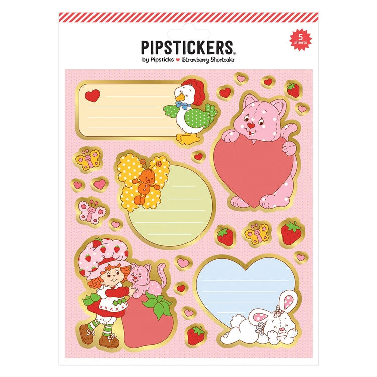Strawberry Shortcake Berry Friendly Label Sticker Sheets