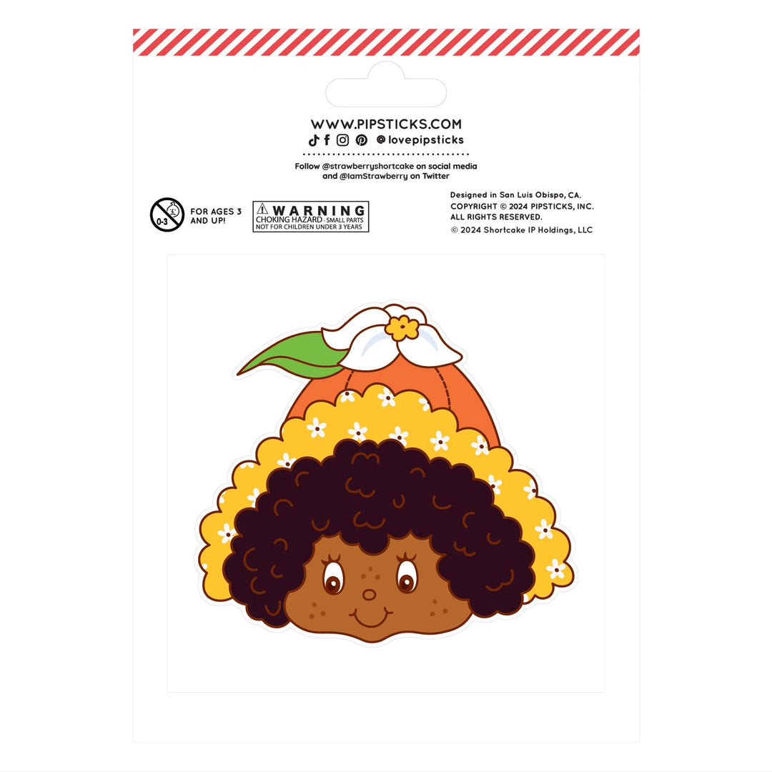 Strawberry Shortcake Orange Blossom & Marmalade Scratch 'n Sniff Sticker Sheet and Mega Sticker