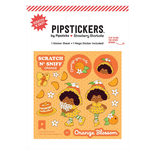 Strawberry Shortcake Orange Blossom & Marmalade Scratch 'n Sniff Sticker Sheet and Mega Sticker