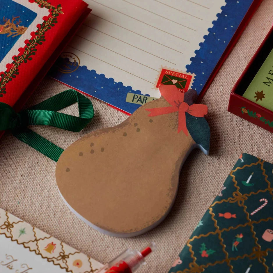 Holiday Pear Sticky Notes