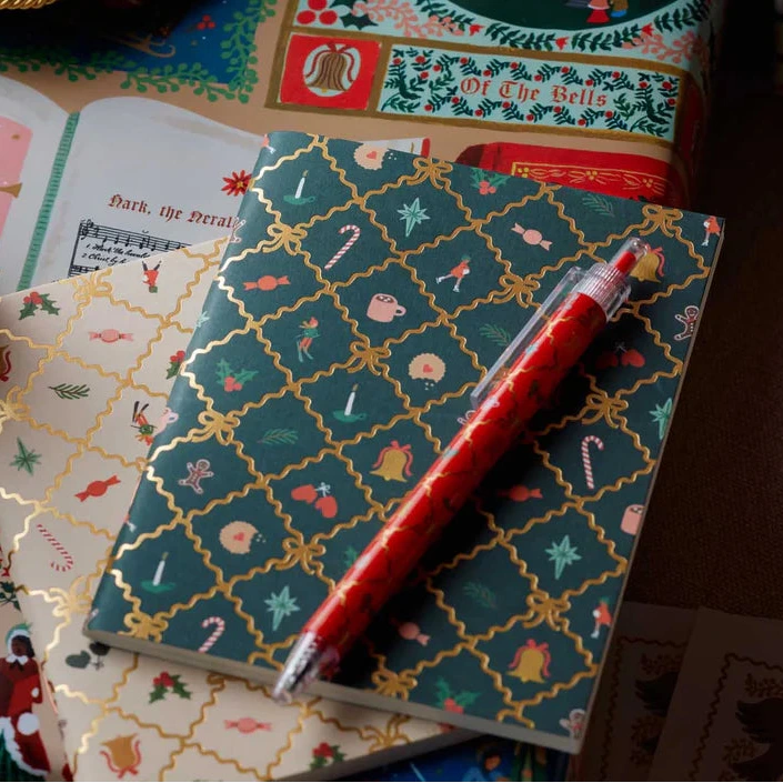 Holiday Argyle Gel Pen Set