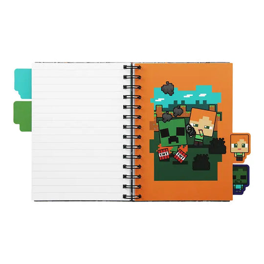 Minecraft Notebook with Dividers