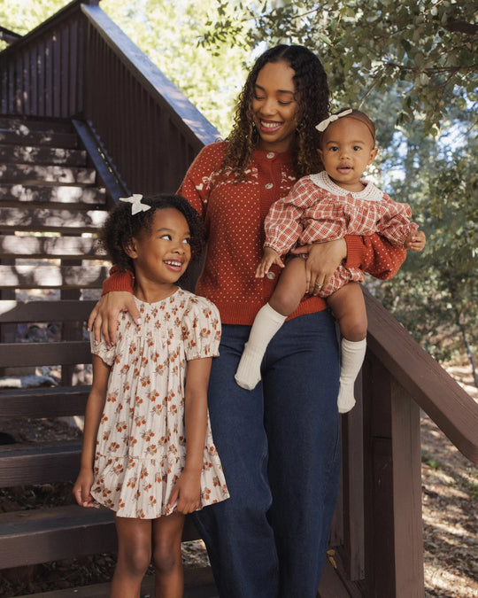 Rylee + Cru - Vintage Plaid Heidi Romper