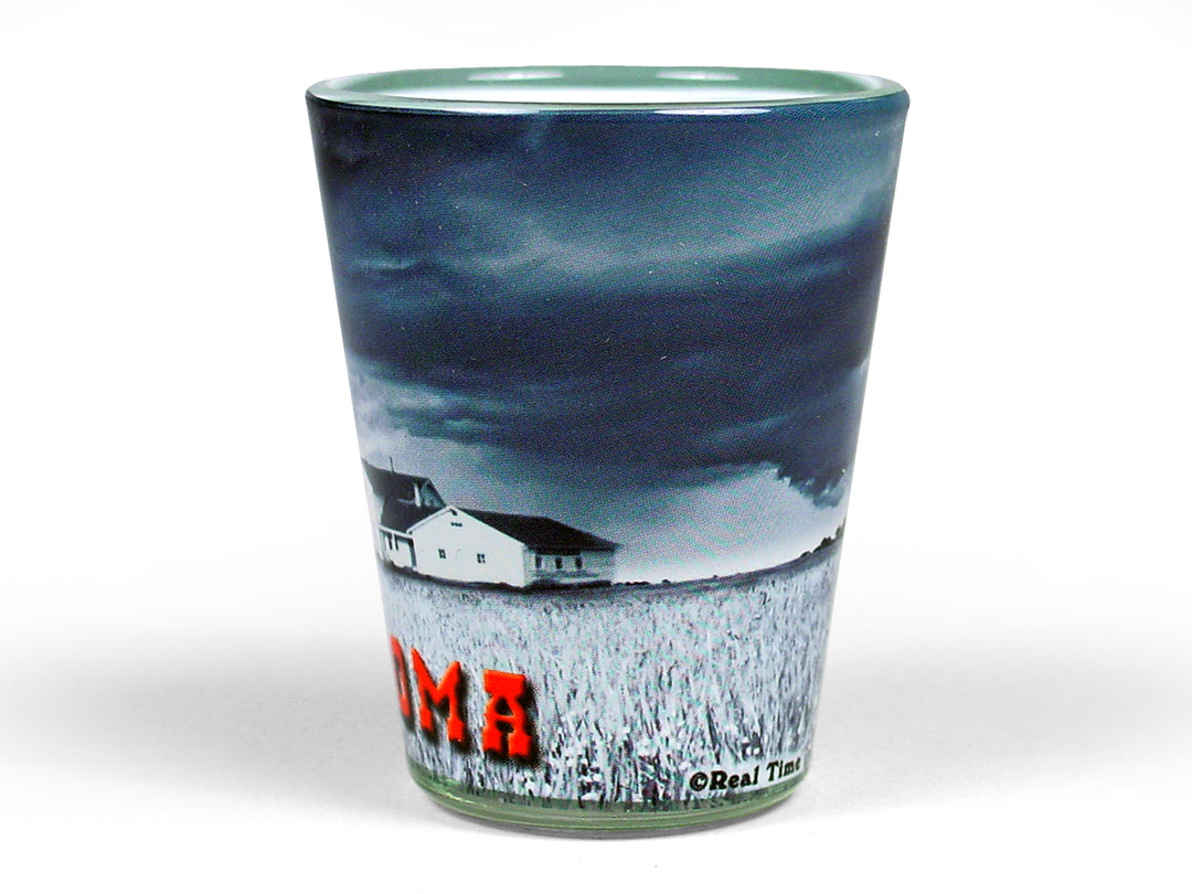 OK Tornado Scene Shot Glass
