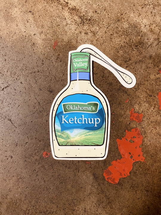 Oklahoma's Ketchup Sticker