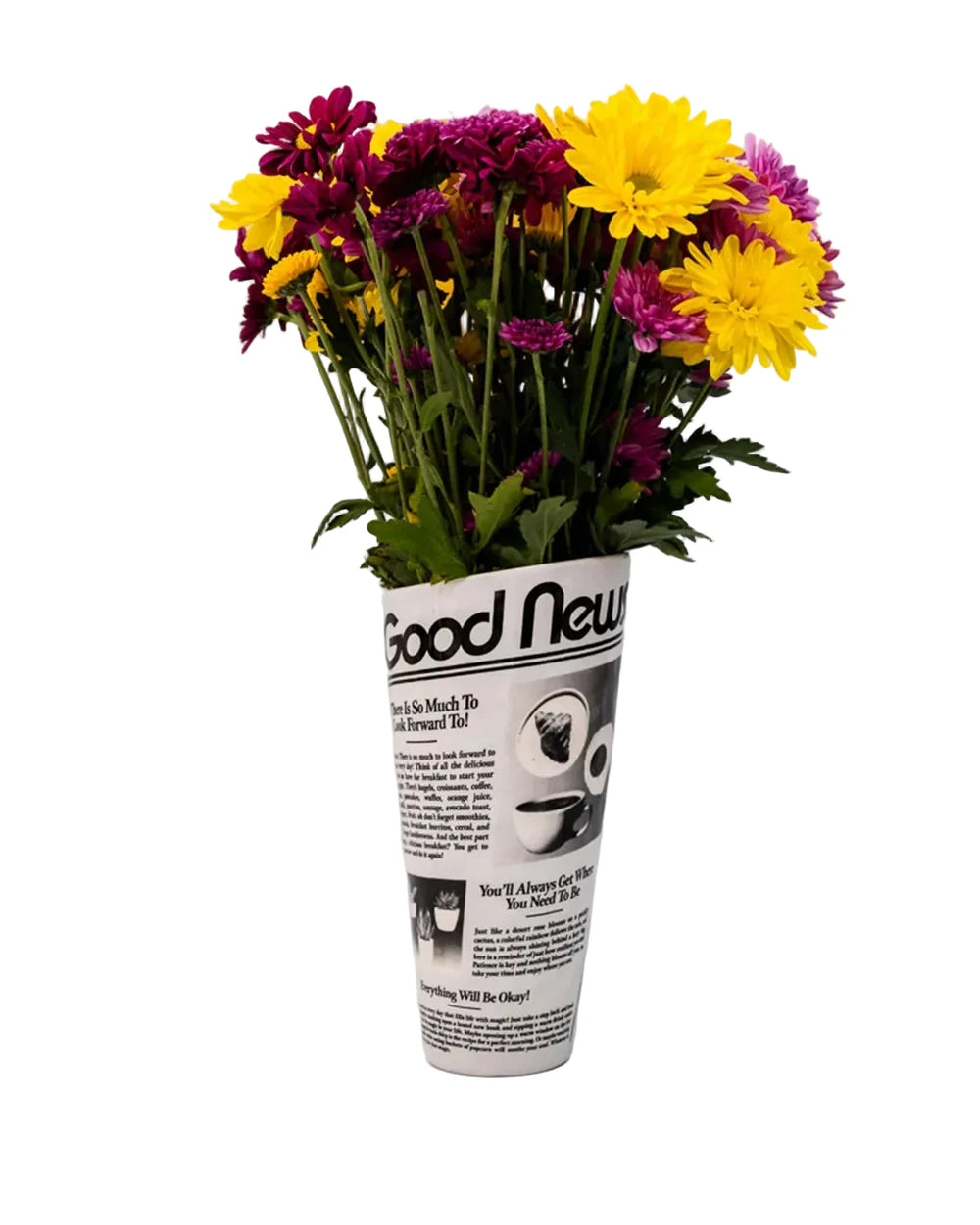 Newspaper Novelty Vase