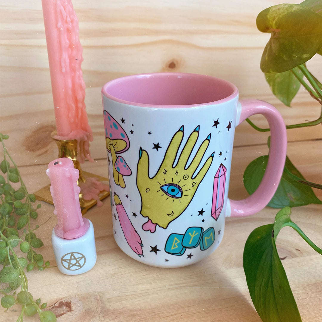 Pink Witchy Things Mug