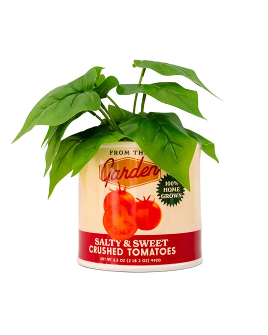 Tomato Can Ceramic Vase