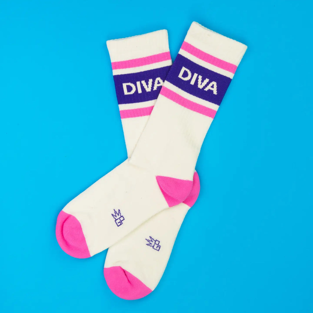 Diva Gym Crew Socks