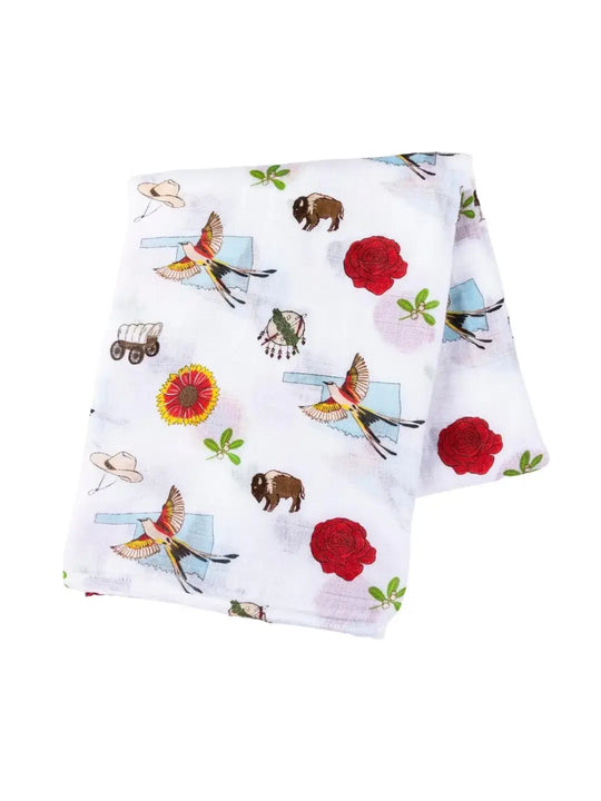Oklahoma Baby Swaddle Blanket