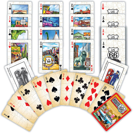 Route 66 Landmarks Playing Cards