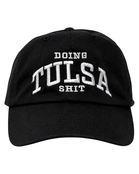 Doing Tulsa Shit Dad Hat Black/White