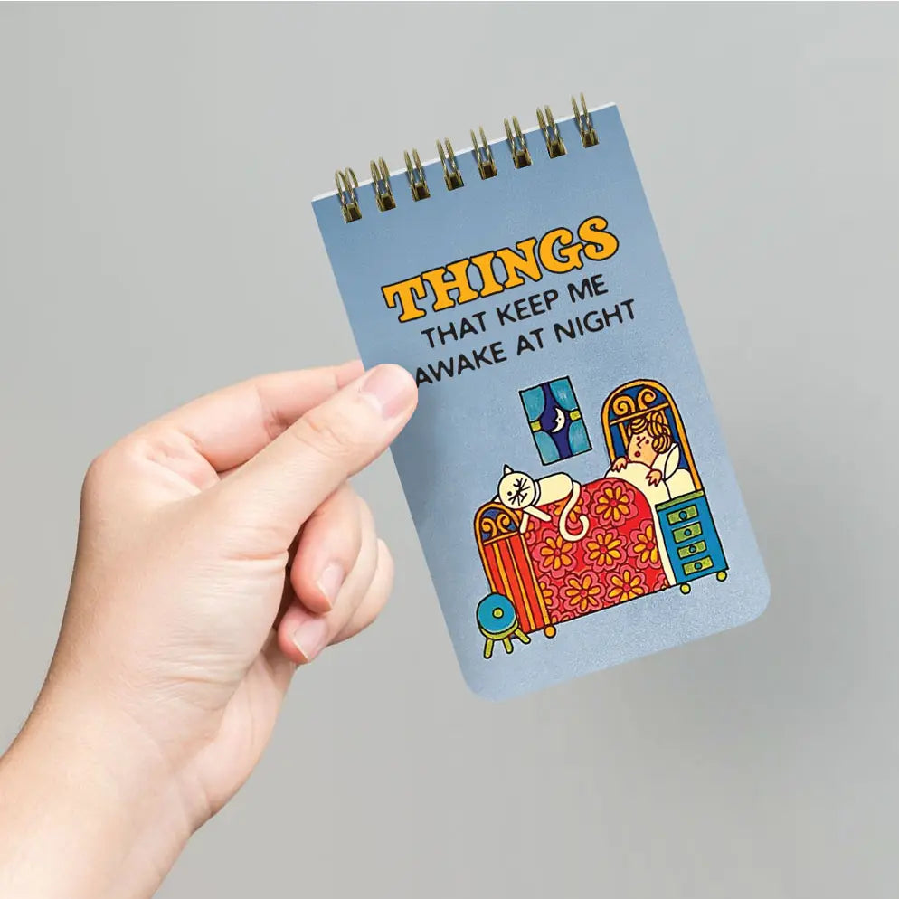 Things That Keep Me Awake Spiral Notepad
