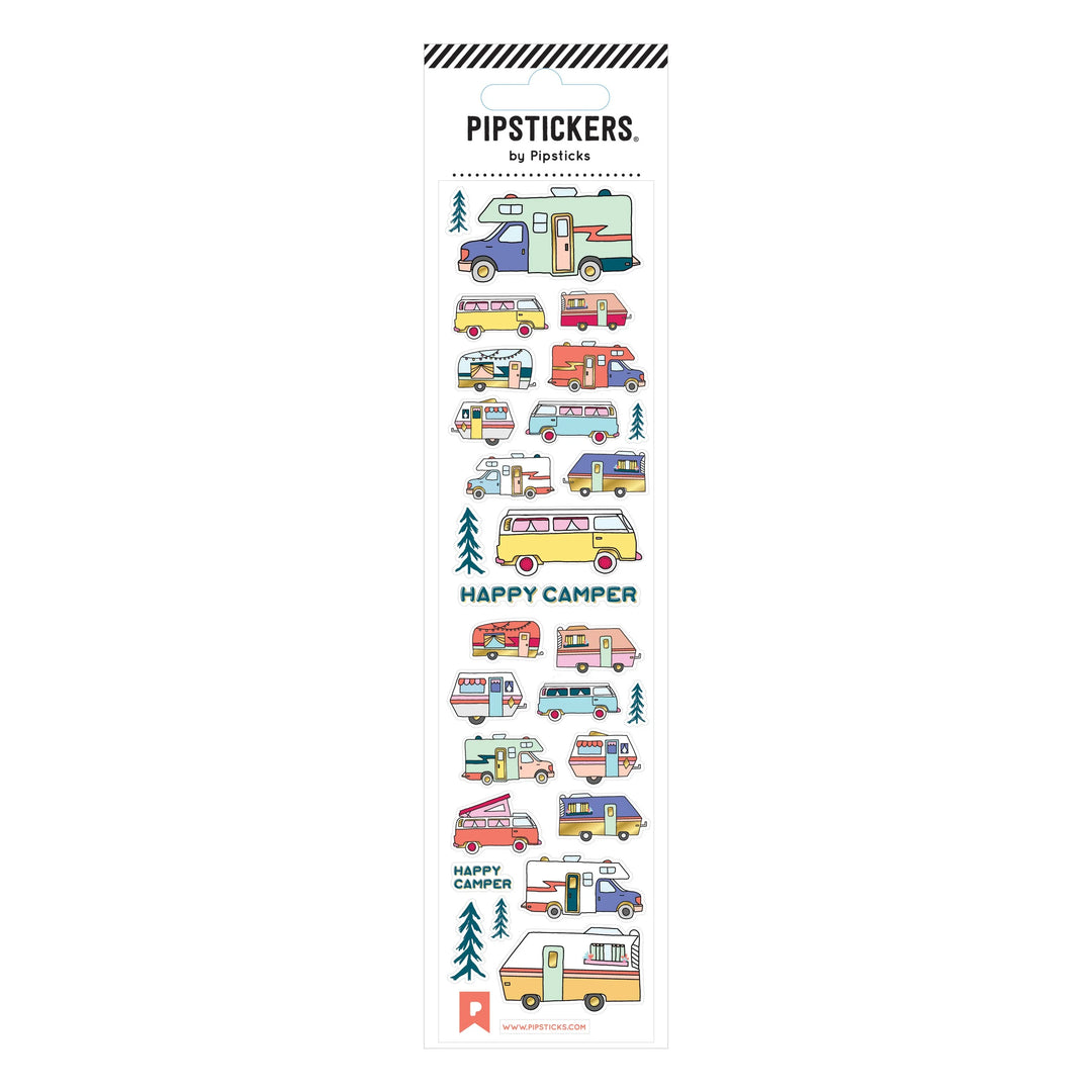 Happy Camper RV Sticker Sheet