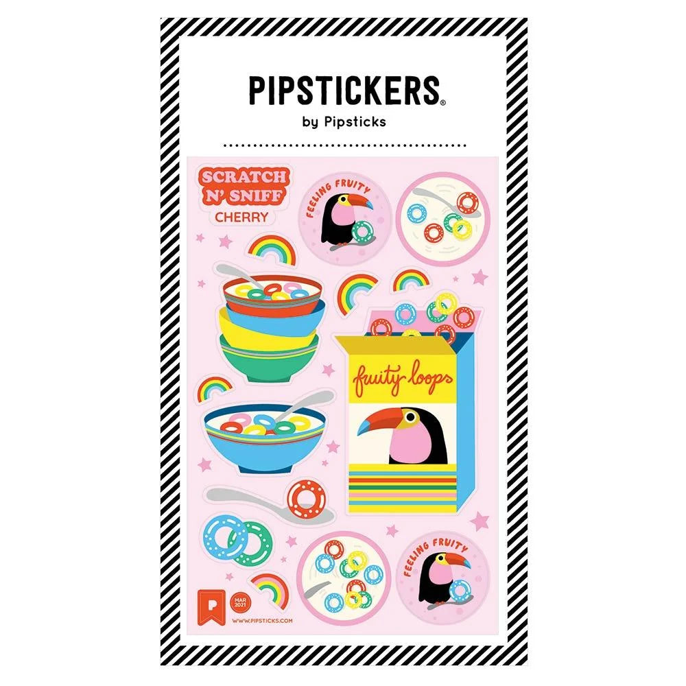 Loop-De-Loops Cereal Scratch 'n Sniff Sticker Sheet