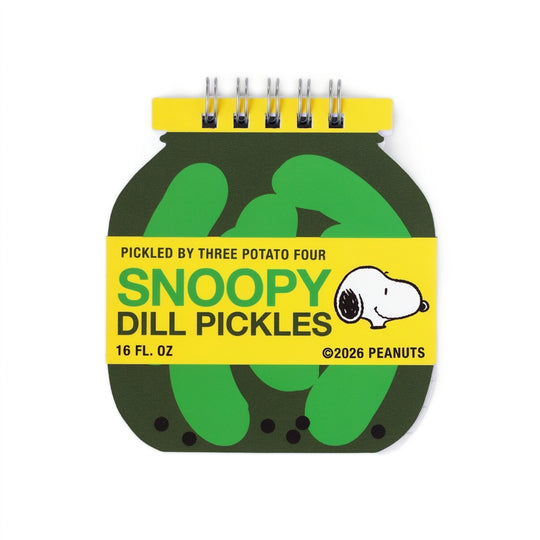 Snoopy Pickle Jar Mini Notebook
