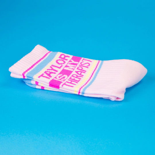 Taylor Is My Therapist Gym Socks