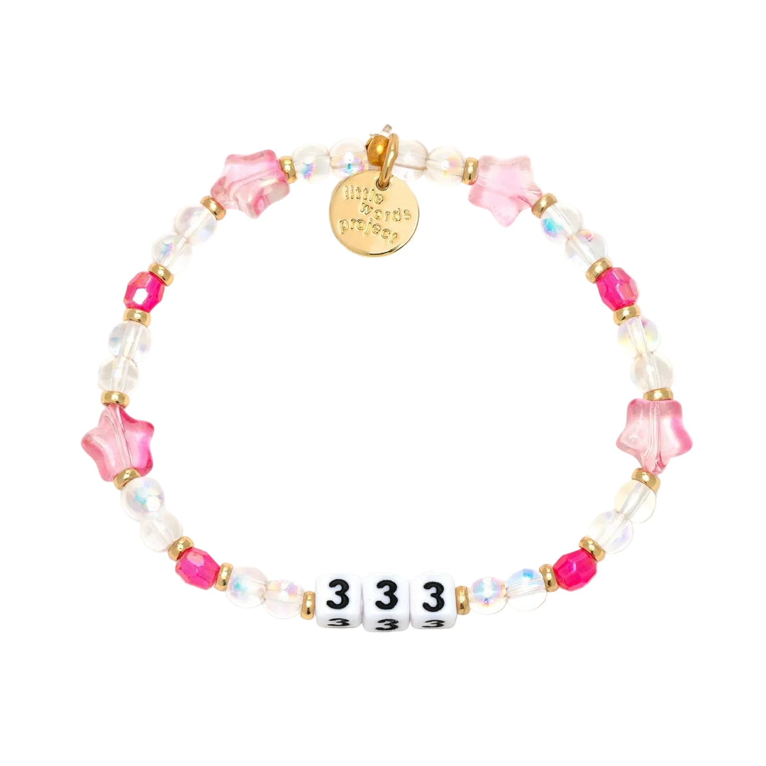333 Support bracelet angel number bracelet by Little Words Project
