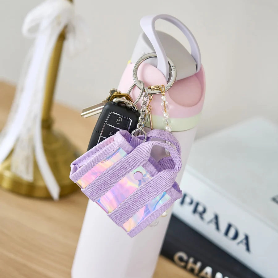 Jelly Tote Key Chain Bag Charm - Soap Bubble