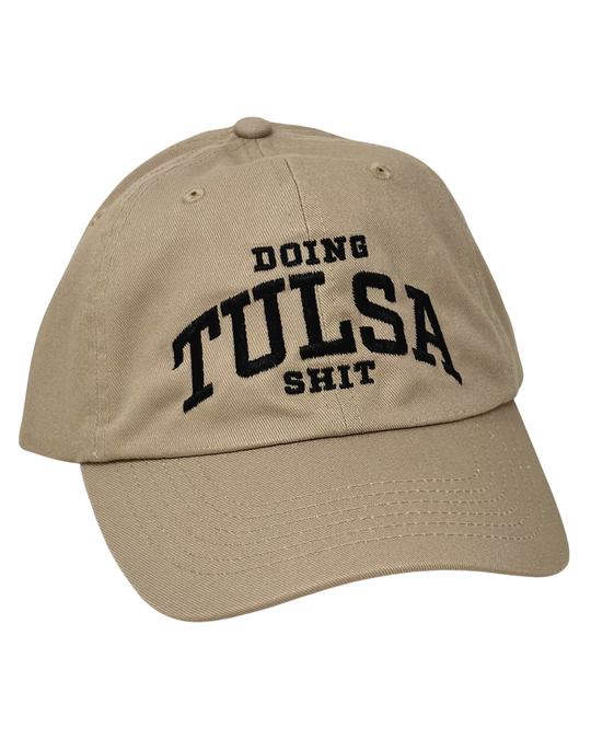 Doing Tulsa Shit Dad Hat Tan/Black